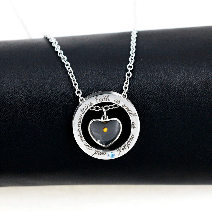 FREE Today: Faith As Mustard Seed Necklace: Varied Charms & Sacred Symbol for Daily Wear - image 2