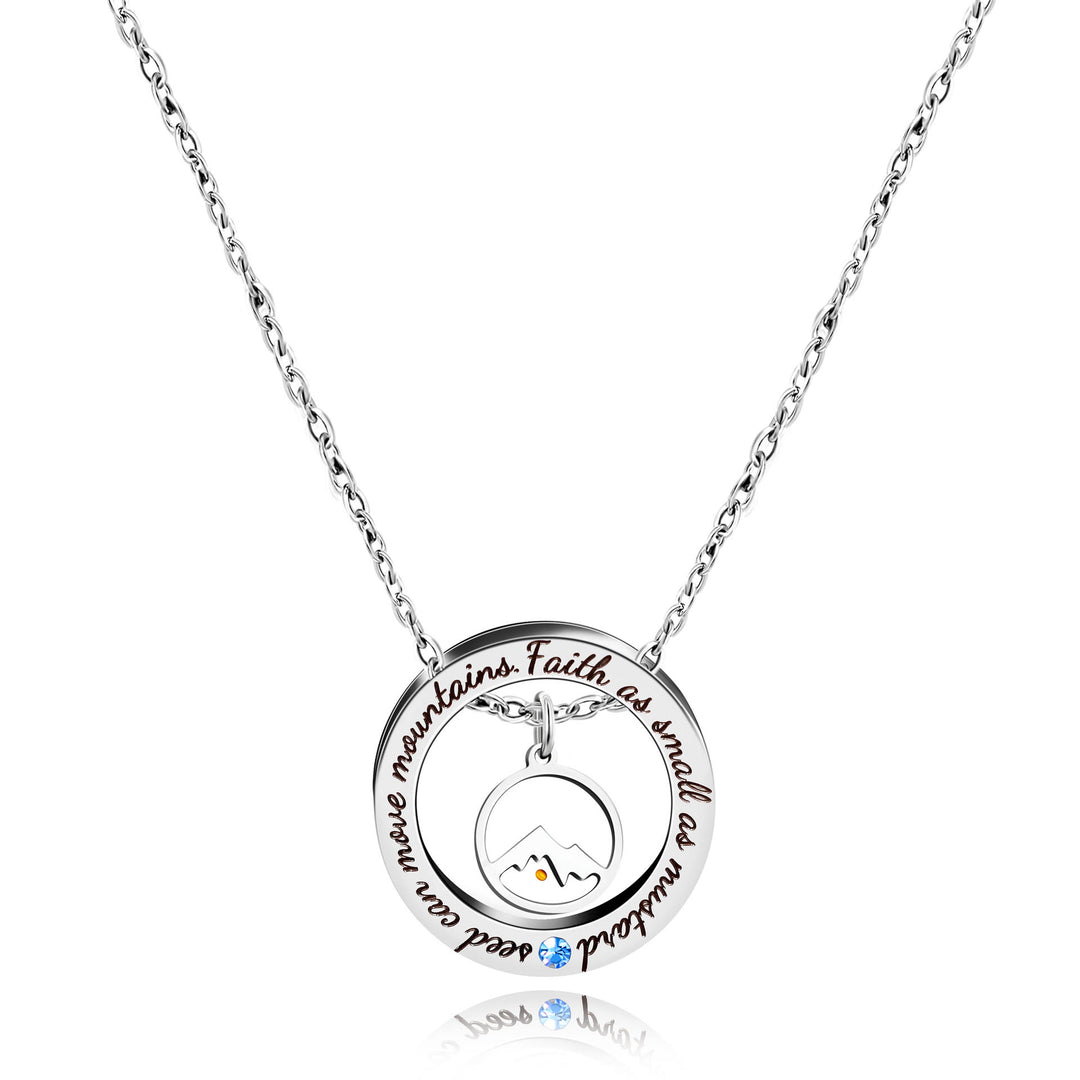 FREE Today: Faith As Mustard Seed Necklace: Varied Charms & Sacred Symbol for Daily Wear - Round Mount - image 20