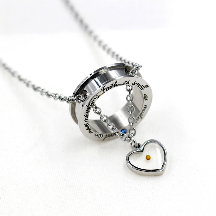 Christianartworkshop Faith As Mustard Seed Necklace: Varied Charms & Sacred Symbol for Daily Wear - image 1