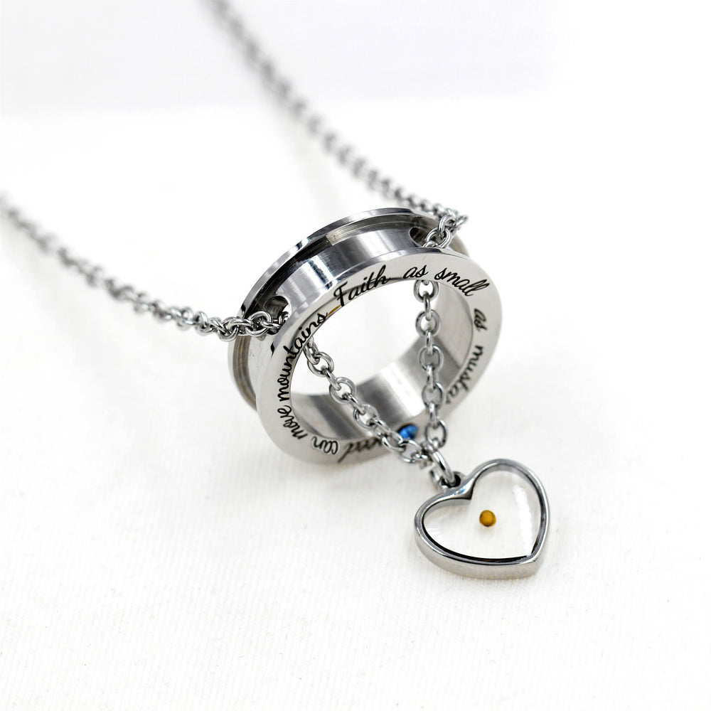 FREE Today: Faith As Mustard Seed Necklace: Varied Charms & Sacred Symbol for Daily Wear - image 1