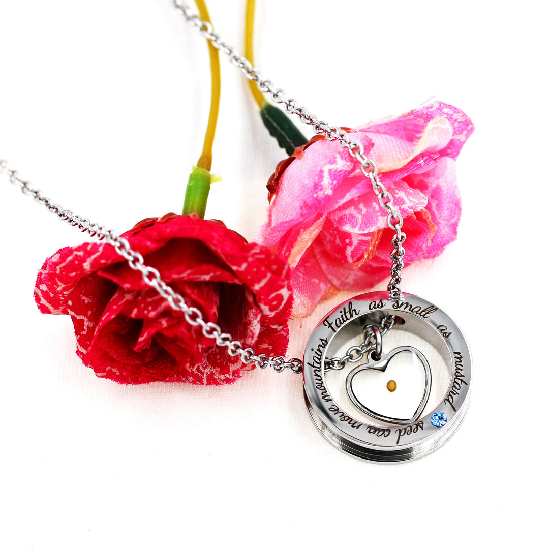 FREE Today: Faith As Mustard Seed Necklace: Varied Charms & Sacred Symbol for Daily Wear - image 5