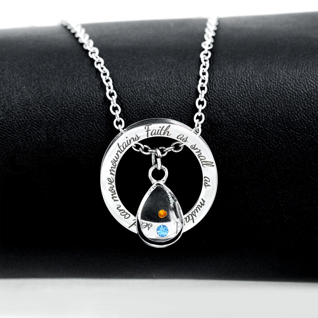 Christianartworkshop Faith As Mustard Seed Necklace: Varied Charms & Sacred Symbol for Daily Wear - drip - image 7