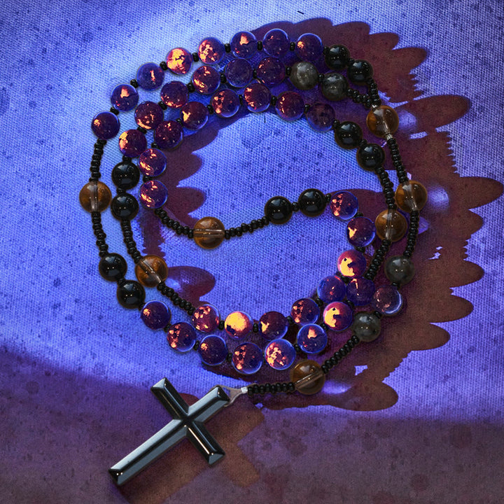 FREE Today: Color-Shifting Luminous Flame Stone Beads Rosary, Bracelet - image 5