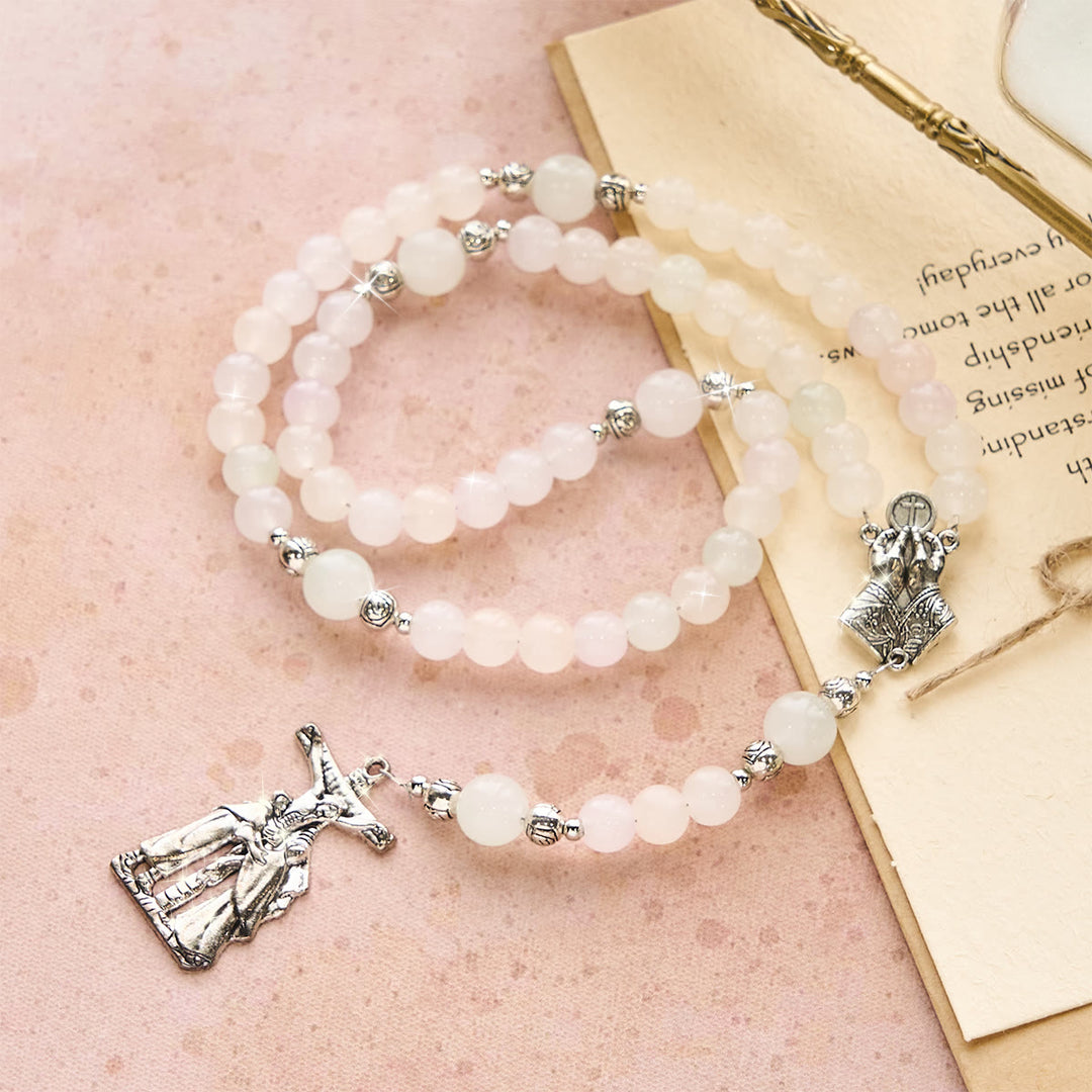 FREE Today: UV Color-Changing Pastel Beads with Crucifix & Praying Hands Rosary, Bracelet - image 13