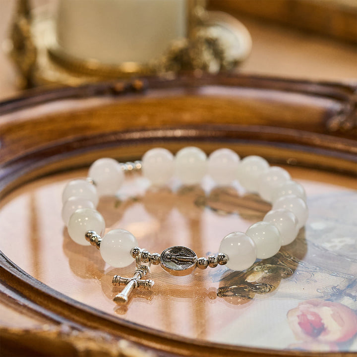 FREE Today: UV Color-Changing Pastel Beads with Crucifix & Praying Hands Rosary, Bracelet - image 11