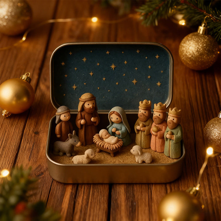 FREE Today: Tin Nativity Scene Ornament Series: A Miniature Embrace of Christmas Faith & Story - image 15