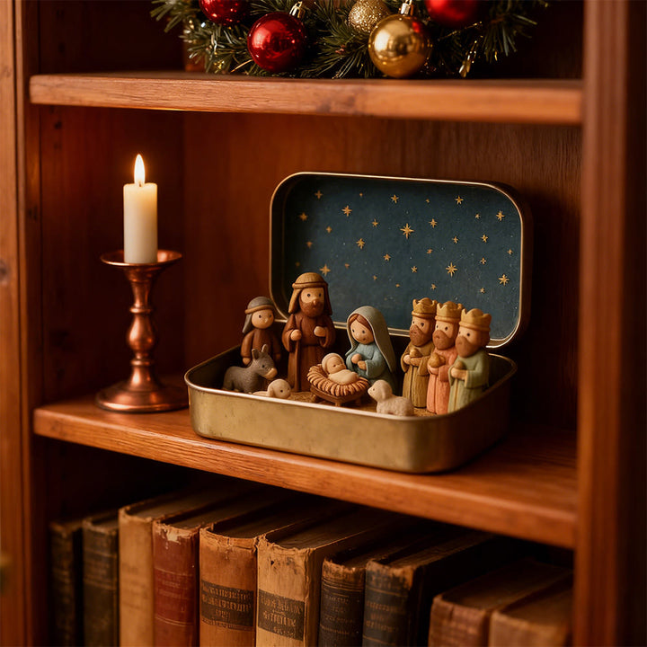 FREE Today: Tin Nativity Scene Ornament Series: A Miniature Embrace of Christmas Faith & Story - image 11