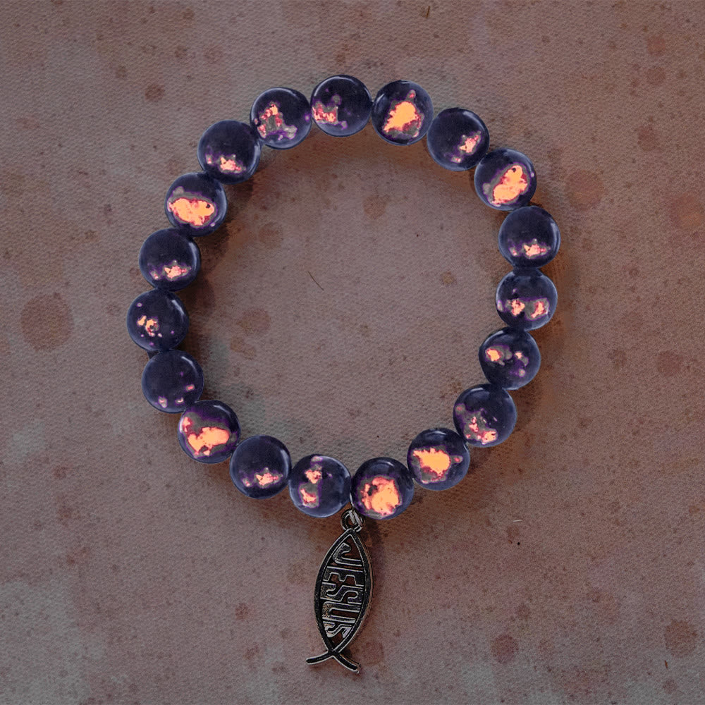 FREE Today: Color-Shifting Luminous Flame Stone Beads Rosary, Bracelet - image 7