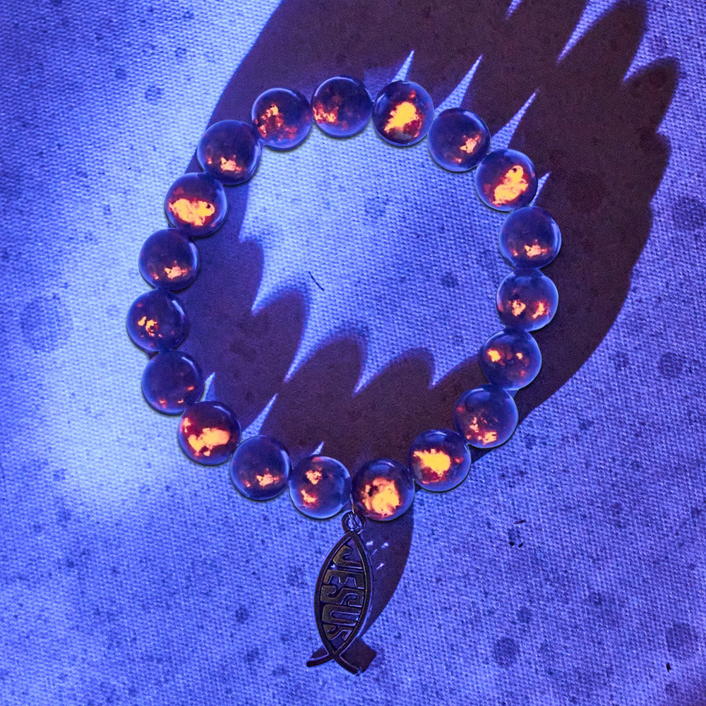 FREE Today: Color-Shifting Luminous Flame Stone Beads Rosary, Bracelet - image 10