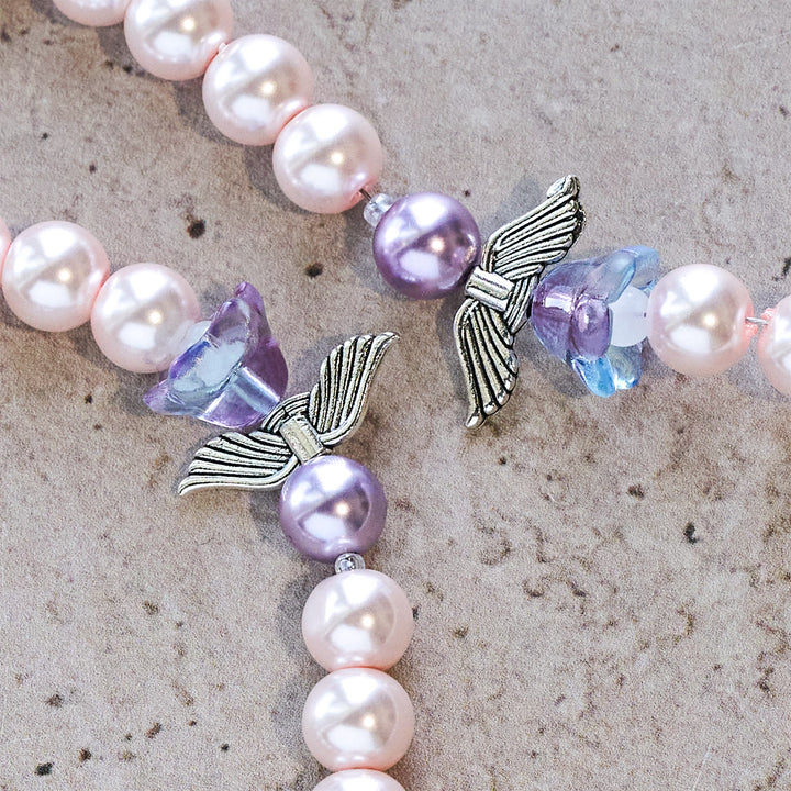 Christianartworkshop Lavender Guardian Angel Prayer Rosary: Christ's Protection and Divine Grace - image 9