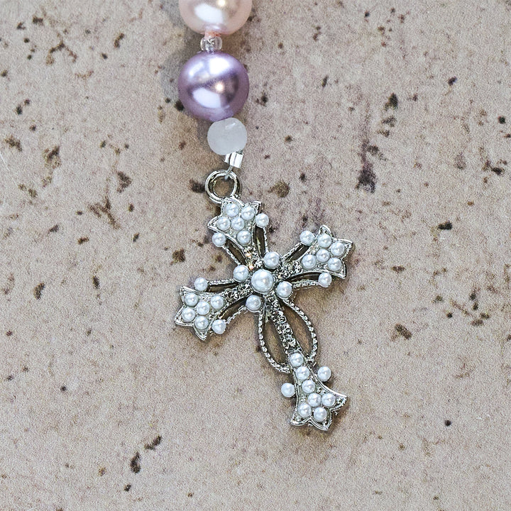 Christianartworkshop Lavender Guardian Angel Prayer Rosary: Christ's Protection and Divine Grace - image 10