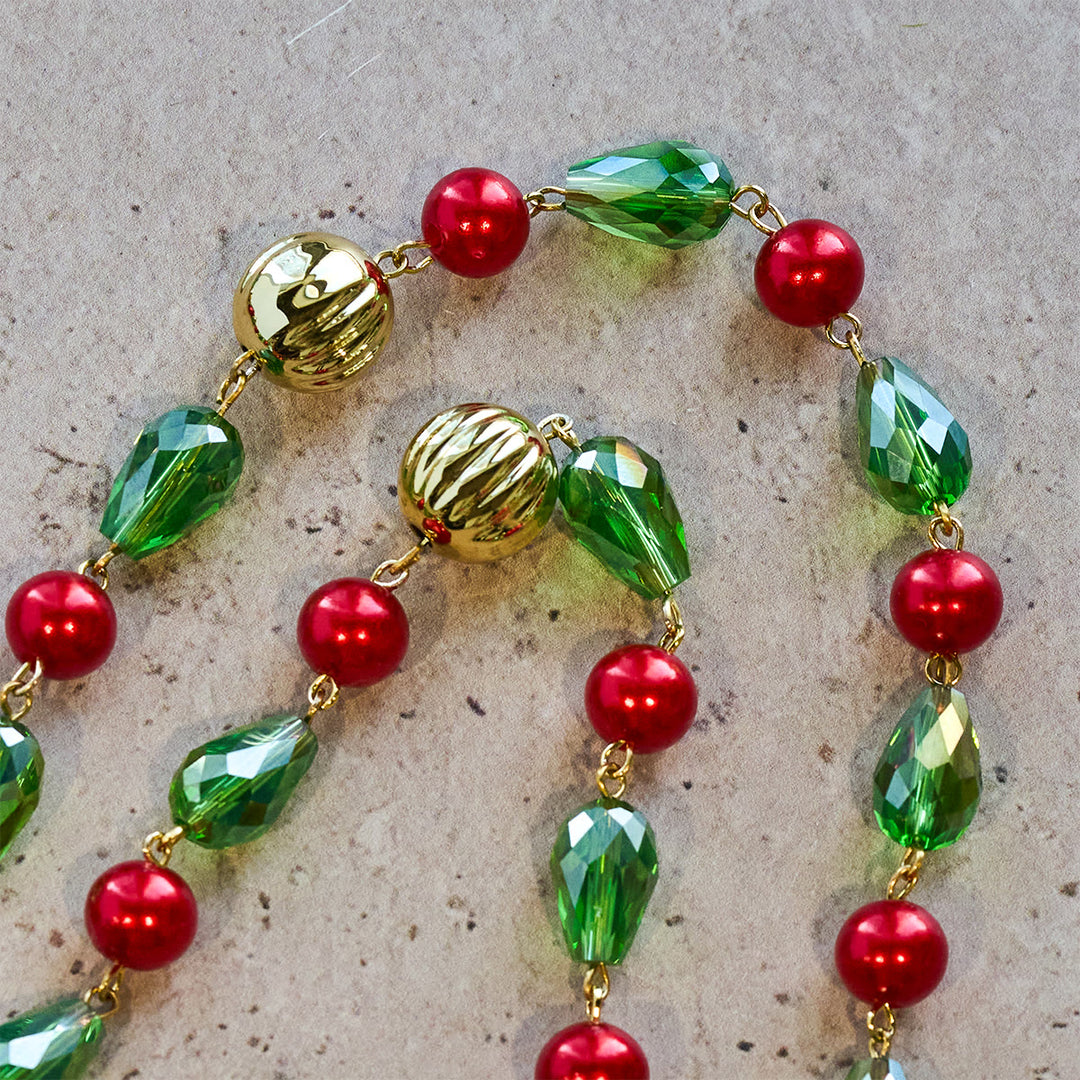 Christianartworkshop Pardon Crucifix Adorned Christmas Rosary: Faithful Companion & Festive Decor - image 10
