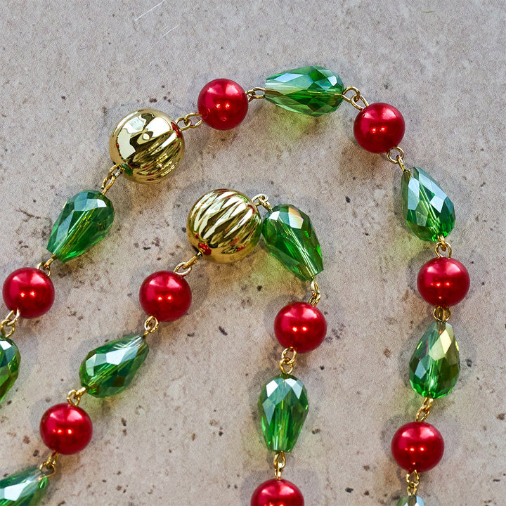 Christianartworkshop Pardon Crucifix Adorned Christmas Rosary: Faithful Companion & Festive Decor - image 10