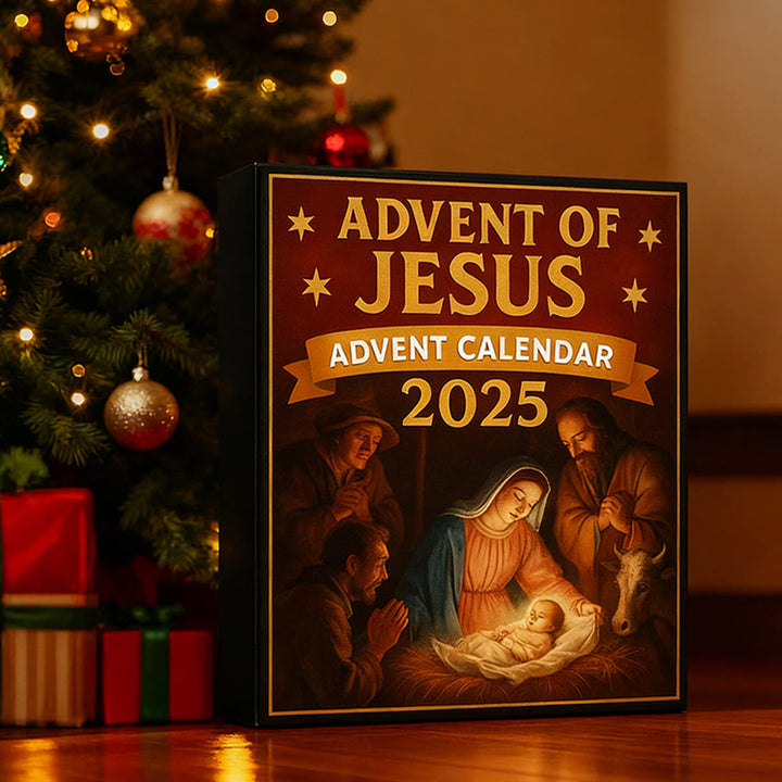 Christianartworkshop 2025 Nativity-Themed Advent Calendar: Advent of Jesus & Daily Reflection - Jesus Blind Box - image 0