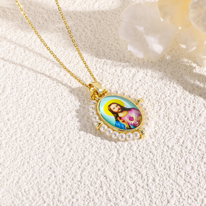 Christianartworkshop Sacred Icon Pendant Necklace: Gentle Faith Accent for Daily Wear - J - image 10