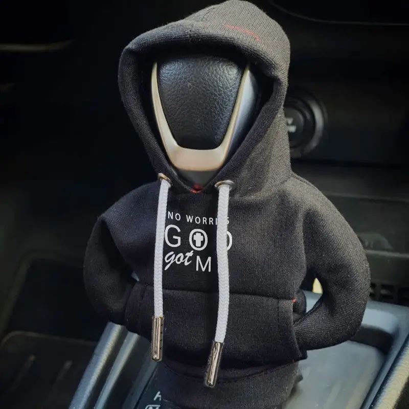 Christianartworkshop God Got Me Hoodie Gear Shift Cover: Calm Assurance for Car Rides - image 1