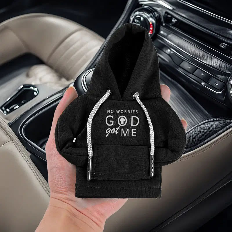 Christianartworkshop God Got Me Hoodie Gear Shift Cover: Calm Assurance for Car Rides - image 2