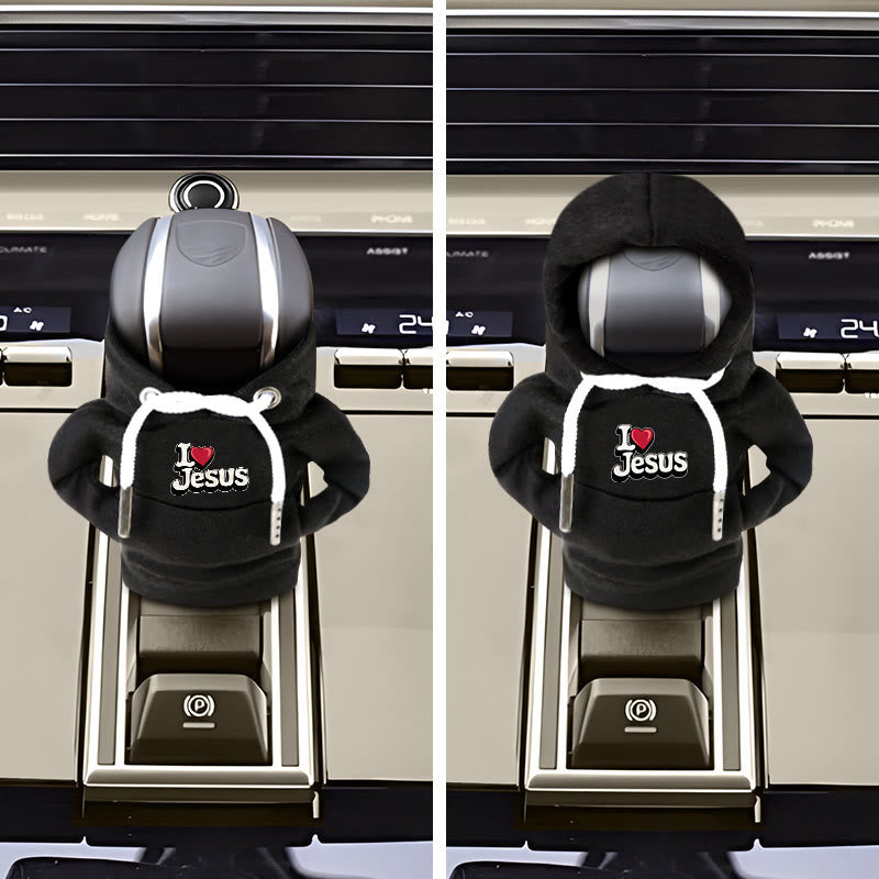 FREE Today: Customizable Hoodie Gear Shift Cover: Your Unique Faith, On the Road - image 4