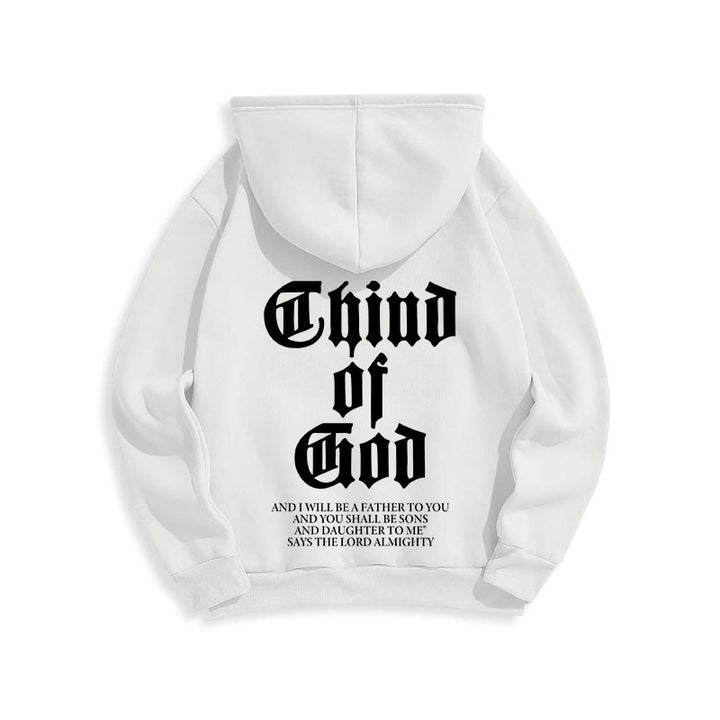 Christianartworkshop Child of God Scripture Fleece Lined Polyester Hoodie - image 20