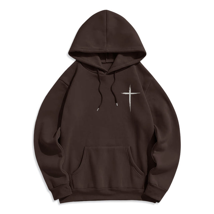 Christianartworkshop Jesus Saves John 14:6 Faith Fleece Lined Polyester Hoodie - image 7