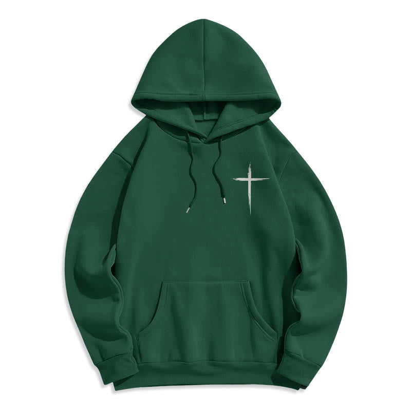 Christianartworkshop Jesus Saves John 14:6 Faith Fleece Lined Polyester Hoodie - image 19