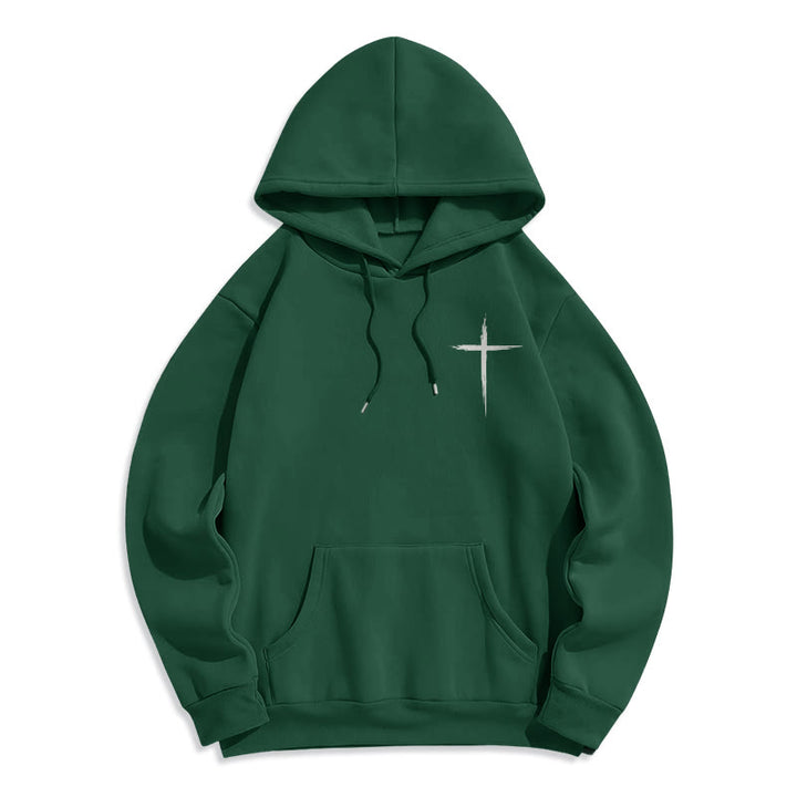 Christianartworkshop Jesus Saves John 14:6 Faith Fleece Lined Polyester Hoodie - image 19