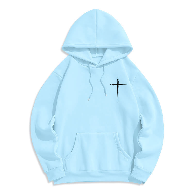 Christianartworkshop Jesus Saves John 14:6 Faith Fleece Lined Polyester Hoodie - image 13