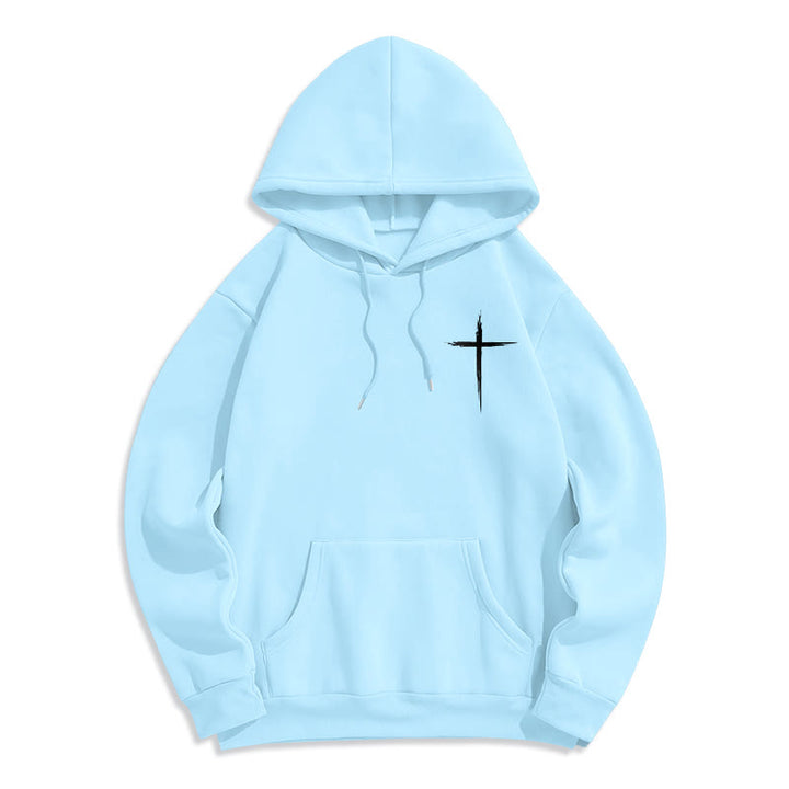 Christianartworkshop Jesus Saves John 14:6 Faith Fleece Lined Polyester Hoodie - image 13