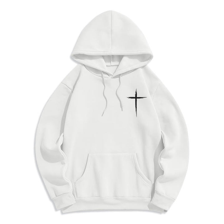 Christianartworkshop Jesus Saves John 14:6 Faith Fleece Lined Polyester Hoodie - image 4