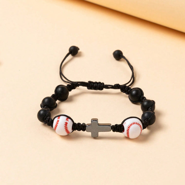 Christianartworkshop Cross & Sport Bead Bracelet: Tender Devotion for Sport Lovers - image 2