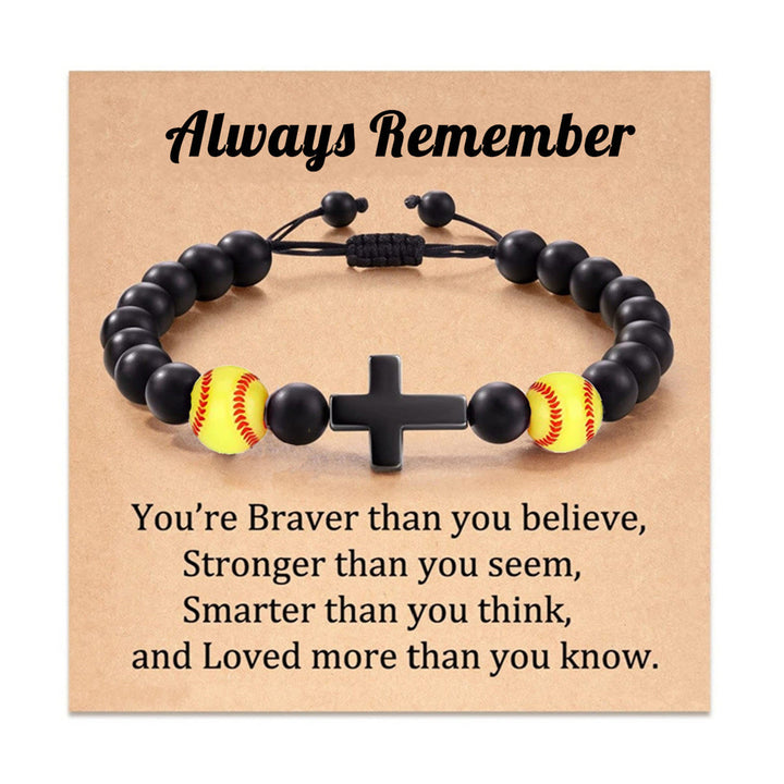 FREE Today: Cross & Sport Bead Bracelet: Tender Devotion for Sport Lovers - Softball Always Remember - image 5