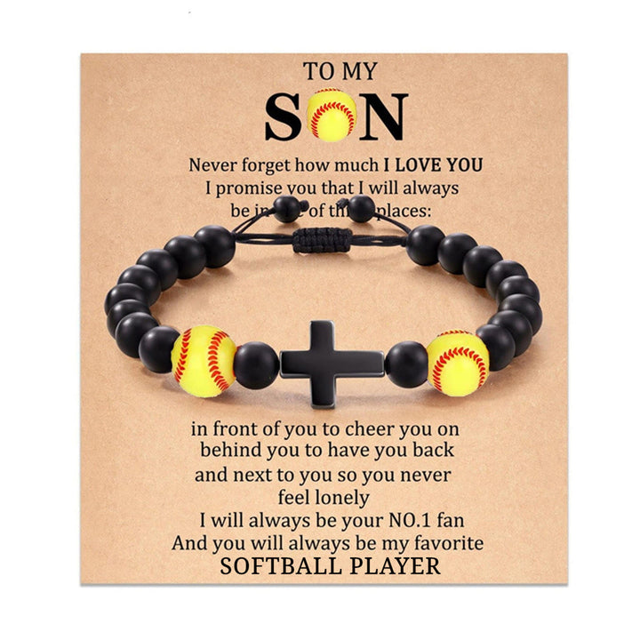 FREE Today: Cross & Sport Bead Bracelet: Tender Devotion for Sport Lovers - Softball TO MY SON - image 10