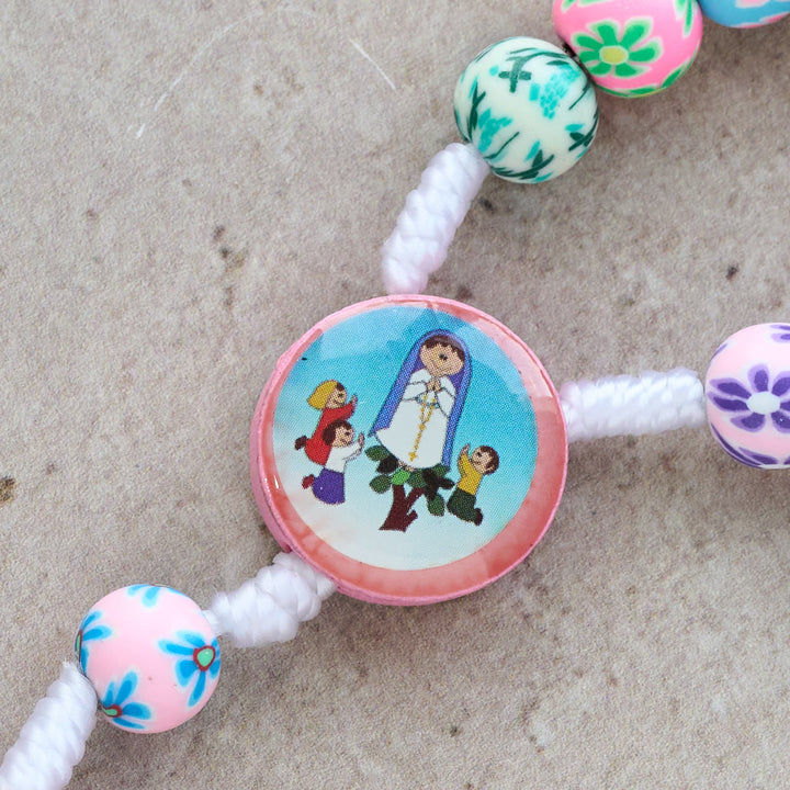FREE Today: Blue & Pink Children Rosary, Bracelet: Colorful Beads & Sacred Symbols for Young Hearts - image 7