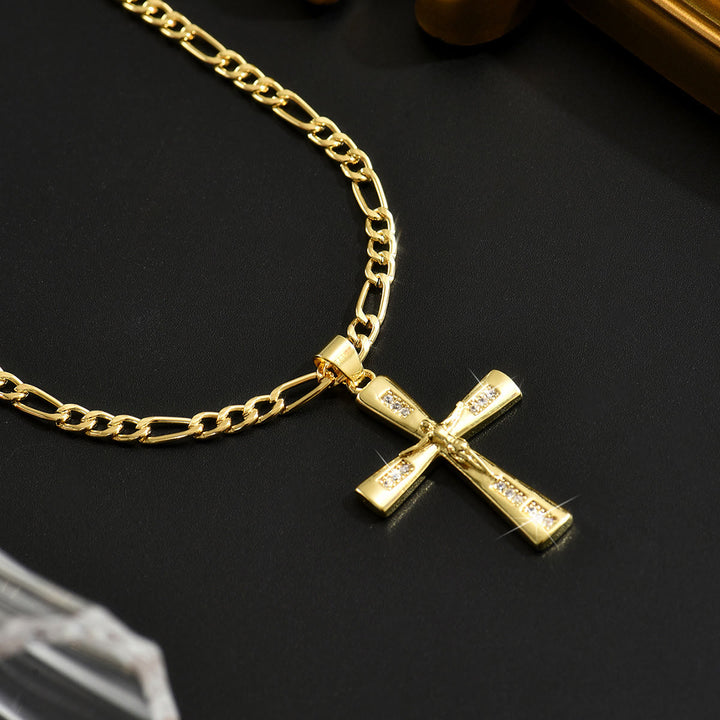 FREE Today: 4-Styled Sacred Crucifix Necklace: Elegant Design & Faithful Reminder for Every Day - Crucifix-4 - image 6