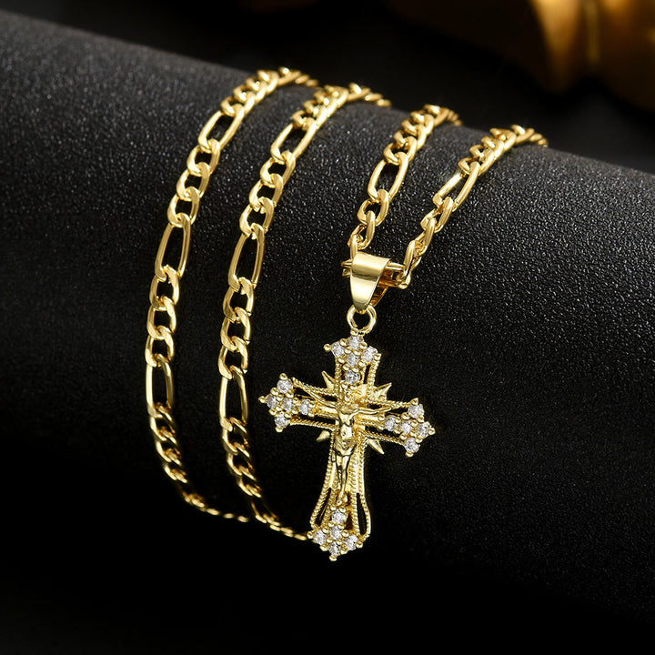 FREE Today: 4-Styled Sacred Crucifix Necklace: Elegant Design & Faithful Reminder for Every Day - Crucifix-3 - image 5