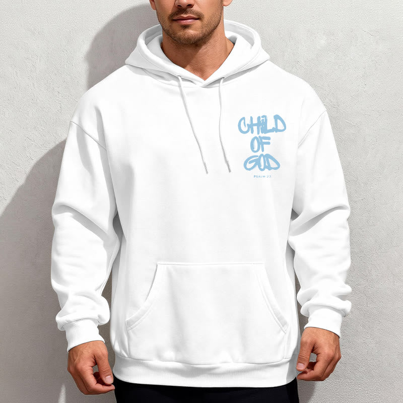 Christianartworkshop Faith Graffiti Child of God Fleece Lined Polyester Hoodie - image 3