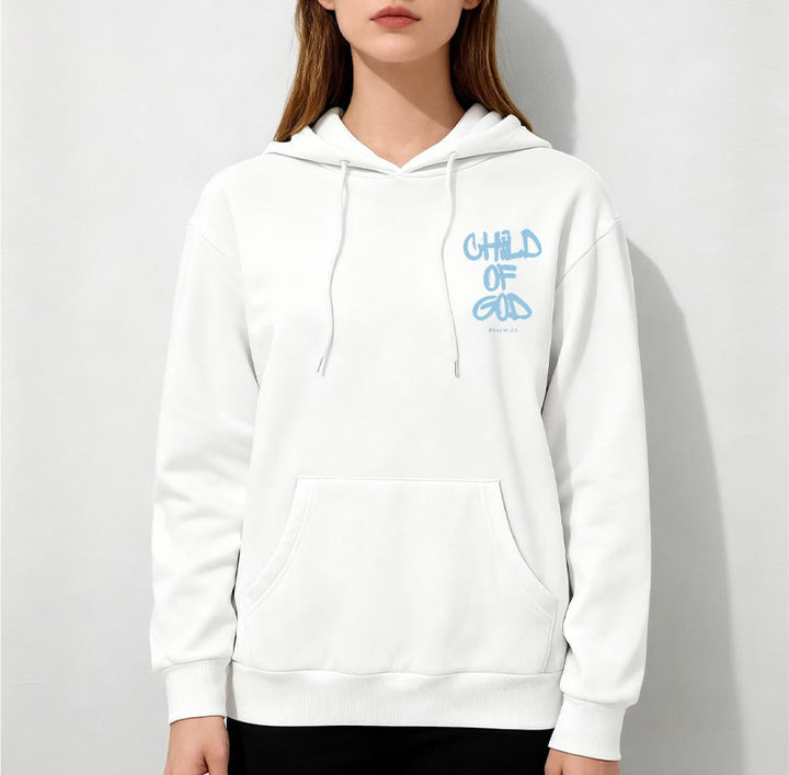 Christianartworkshop Faith Graffiti Child of God Fleece Lined Polyester Hoodie - image 5