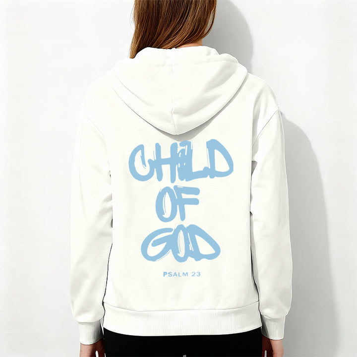 Christianartworkshop Faith Graffiti Child of God Fleece Lined Polyester Hoodie - image 5
