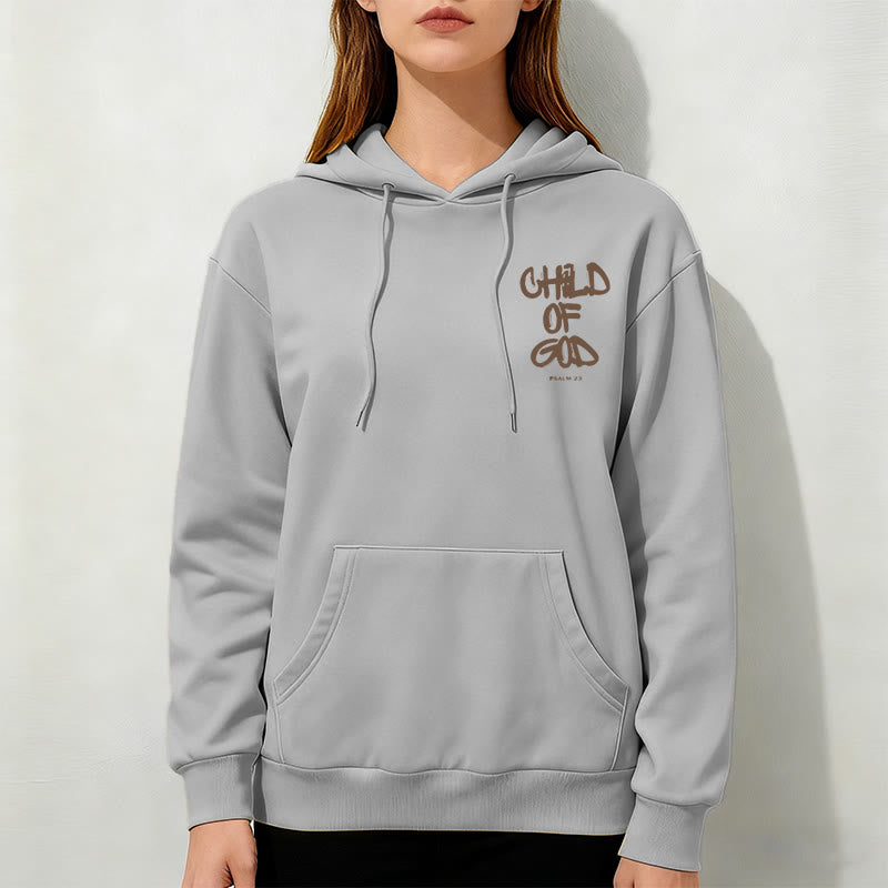 Christianartworkshop Faith Graffiti Child of God Fleece Lined Polyester Hoodie - image 9