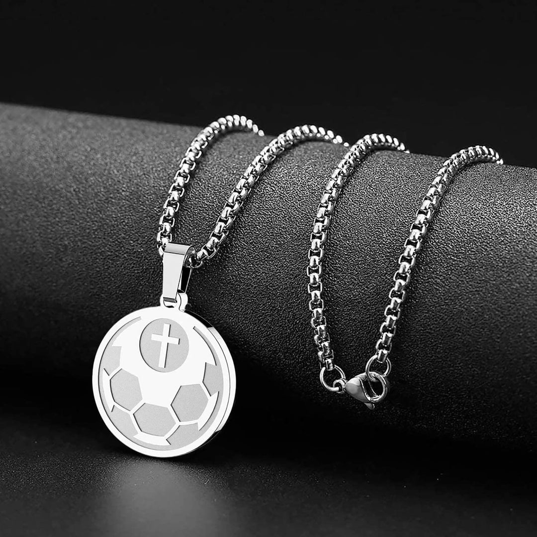FREE Today: Sports Prayer Pendant Necklace: Engraved Verse & Sport Icon for Daily Carry - image 5