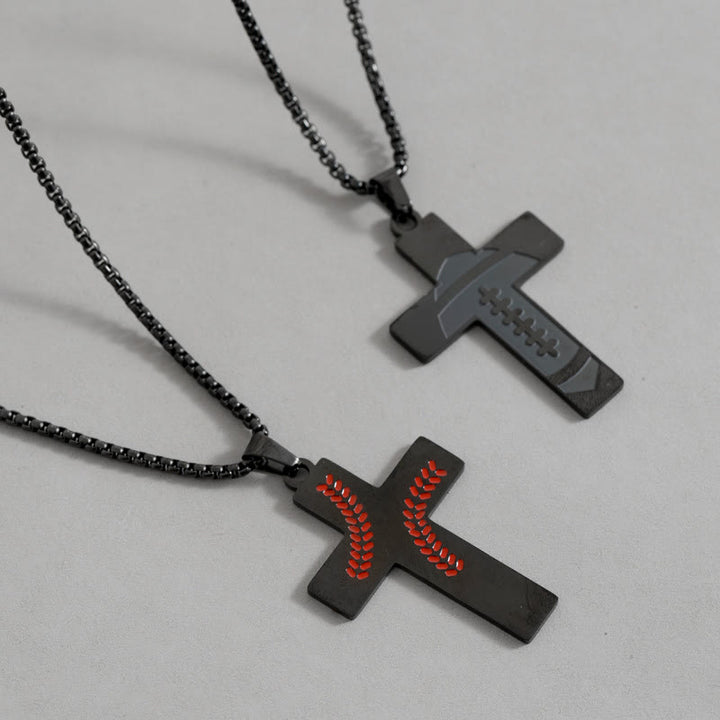 FREE Today: Personalizable Sport Cross Necklace: Faith Symbol & Hobby Details for Daily Wear - image 2