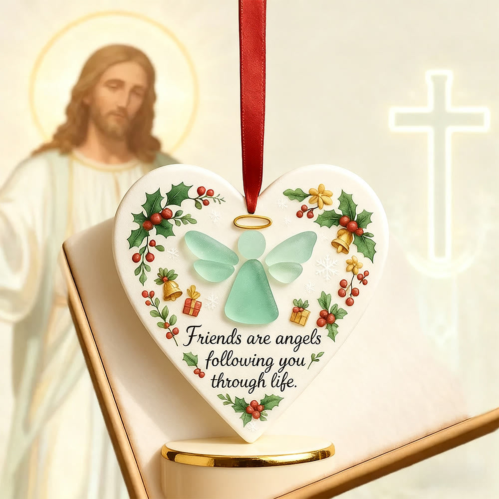 FREE Today: 2D Christmas Faith Ornament: Angel Symbol & Friendship Phrase for Holiday Joy - image 5