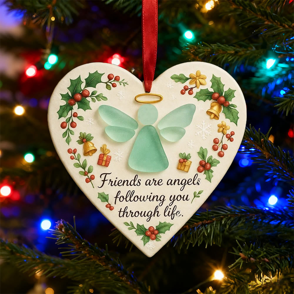 FREE Today: 2D Christmas Faith Ornament: Angel Symbol & Friendship Phrase for Holiday Joy - image 3