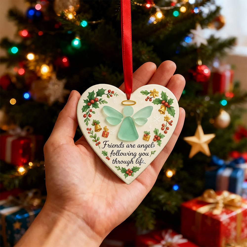 FREE Today: 2D Christmas Faith Ornament: Angel Symbol & Friendship Phrase for Holiday Joy - image 1