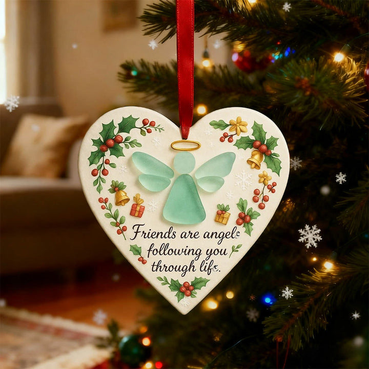 FREE Today: 2D Christmas Faith Ornament: Angel Symbol & Friendship Phrase for Holiday Joy - image 2