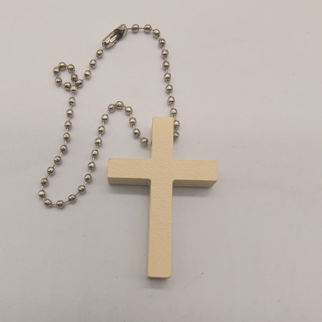 Christianartworkshop God is Always There Pocket Cross: Portable Divine Presence Token - White - image 4