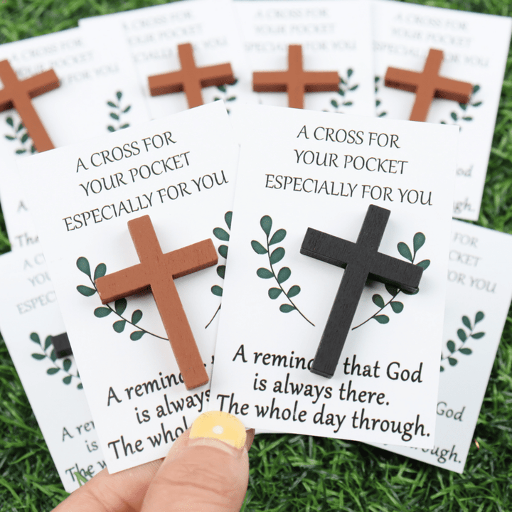 FREE Today: God is Always There Pocket Cross: Portable Divine Presence Token - image 1