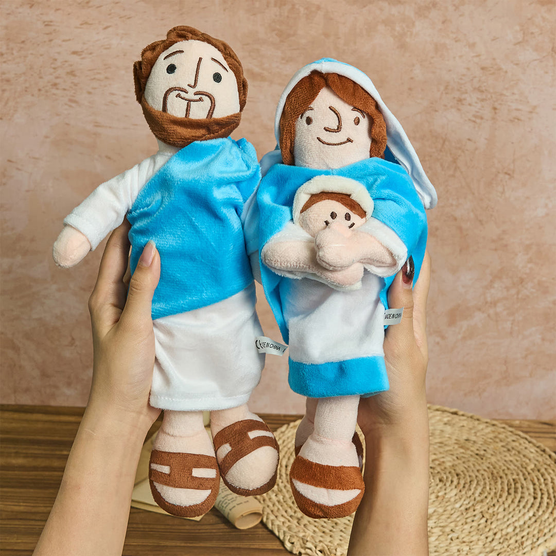 Christianartworkshop Mary & Holy Father Plush Doll: Faith Education Tool & Heartfelt Companion - image 2