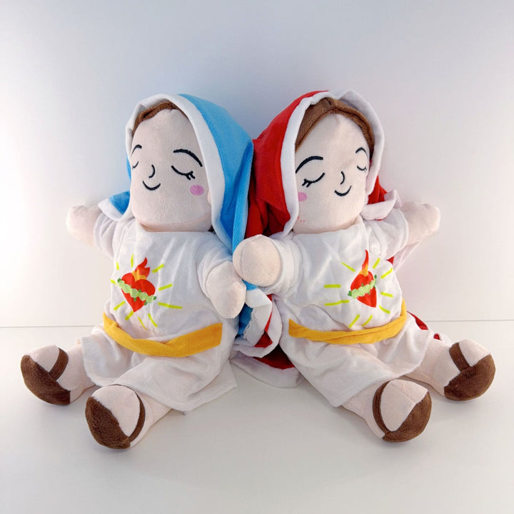 Christianartworkshop Red and Blue Soft Grace Plush Doll with Breathing & Soothing Music - image 12