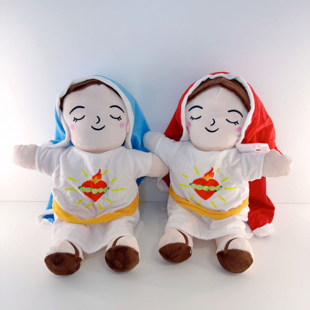 Christianartworkshop Red and Blue Soft Grace Plush Doll with Breathing & Soothing Music - image 13